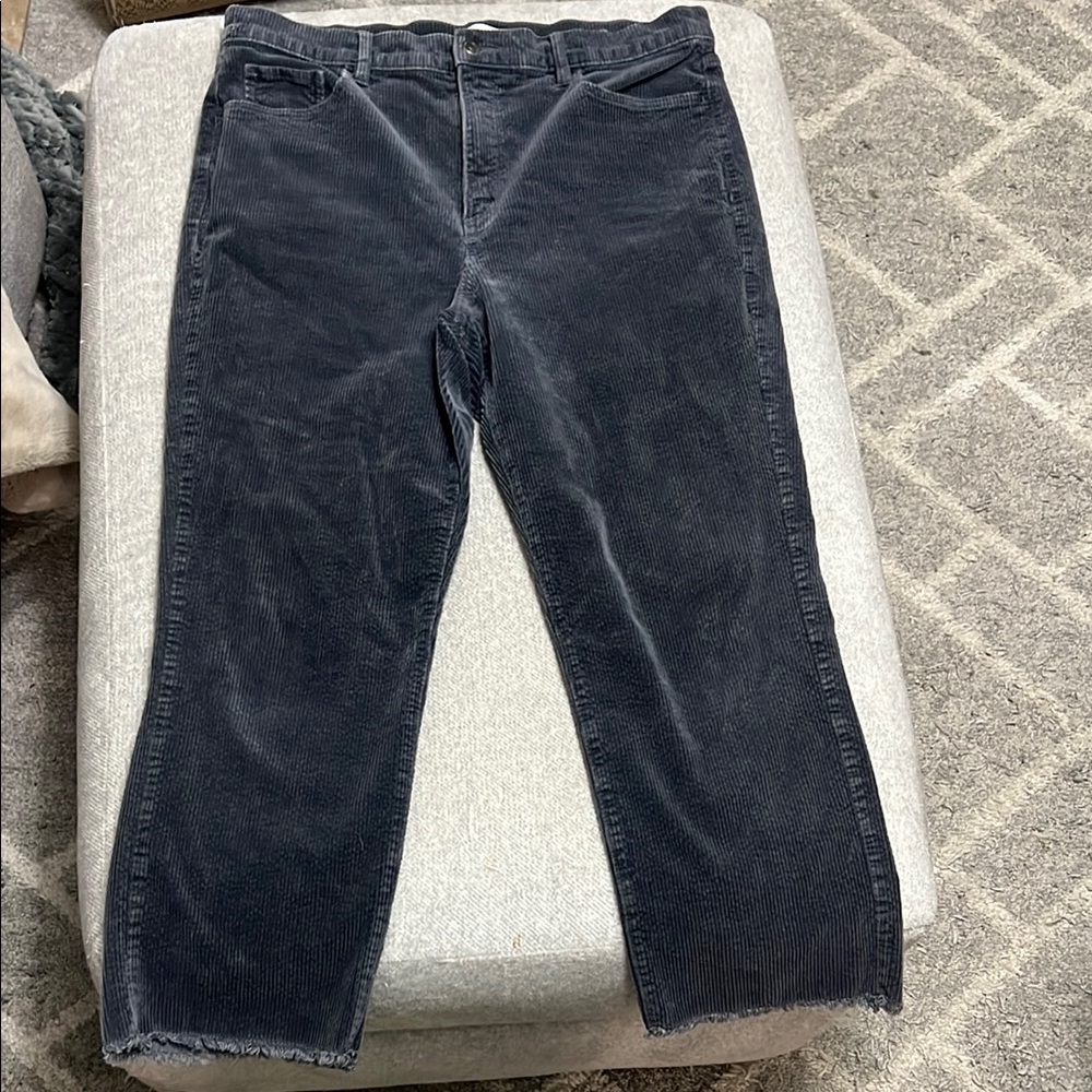 Navy blue corduroy pants